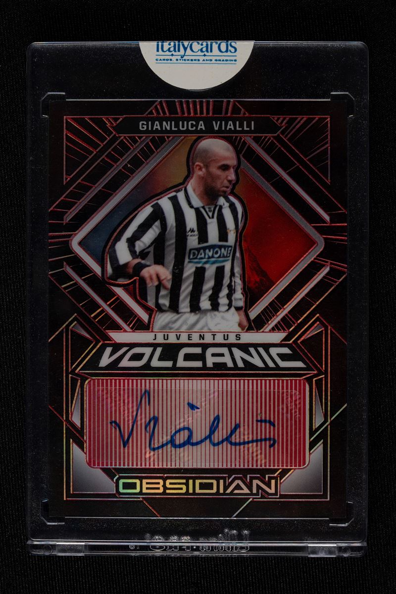 Card autografata - Juventus - Panini Obsidian 2021/22 - Numerata su 15