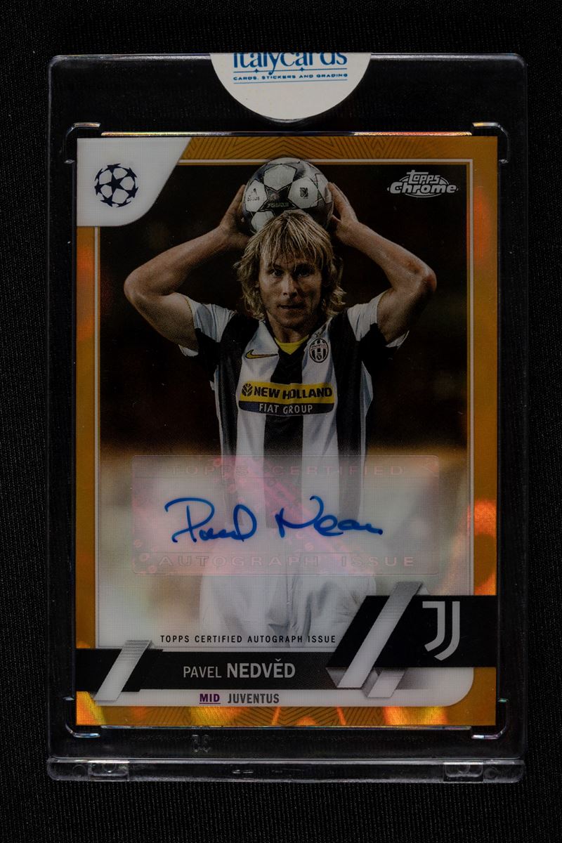 Card autografata - Juventus - Topps Chrome Uefa Club Competitions 2022/23