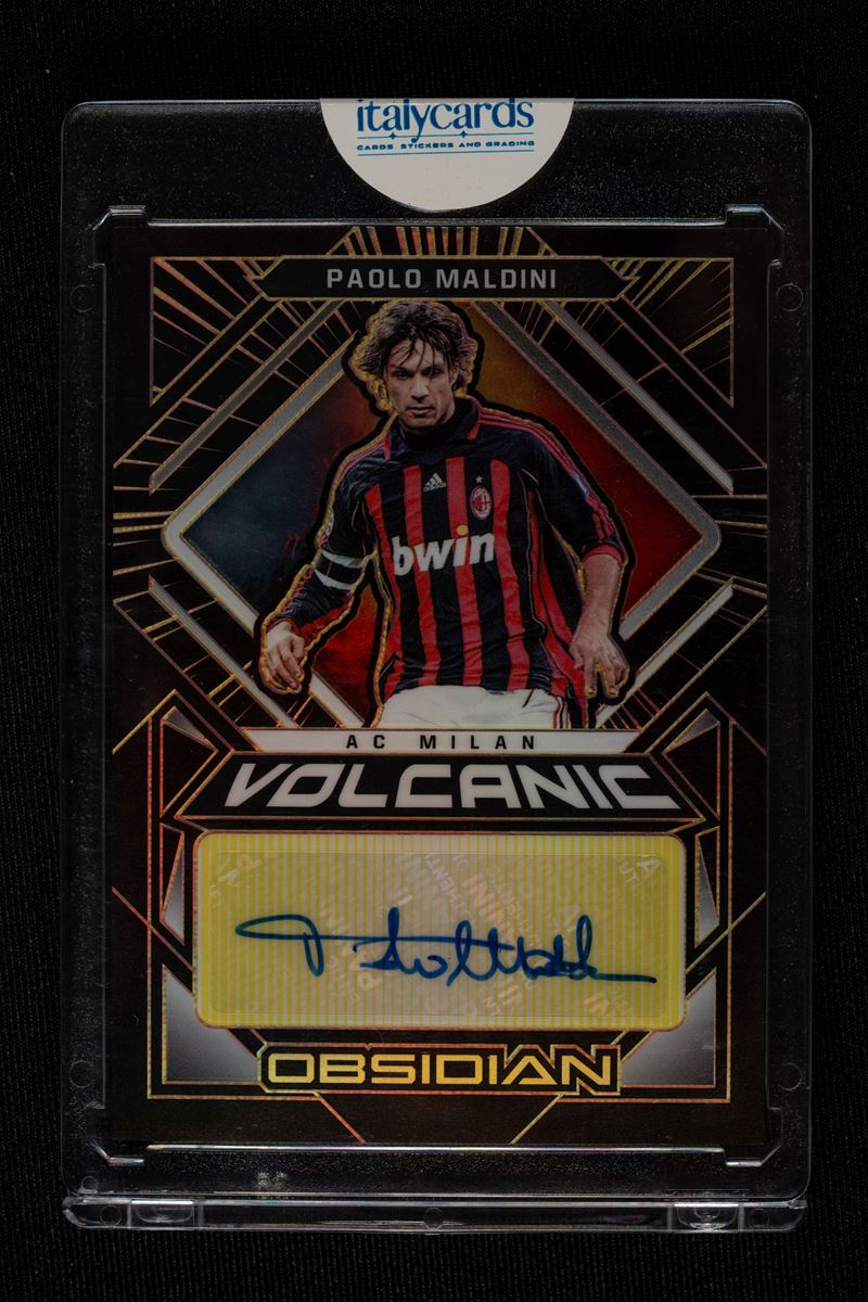 Card autografata - Milan - Panini Obsidian 2021/22 - Numerata su 10