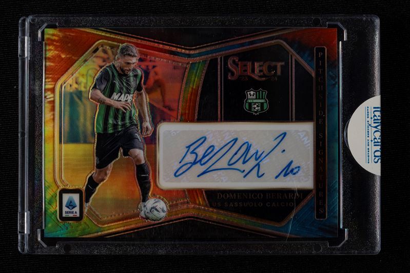 Card autografata - Sassuolo - Panini Select Serie A 2023/24 - Numerata su 25