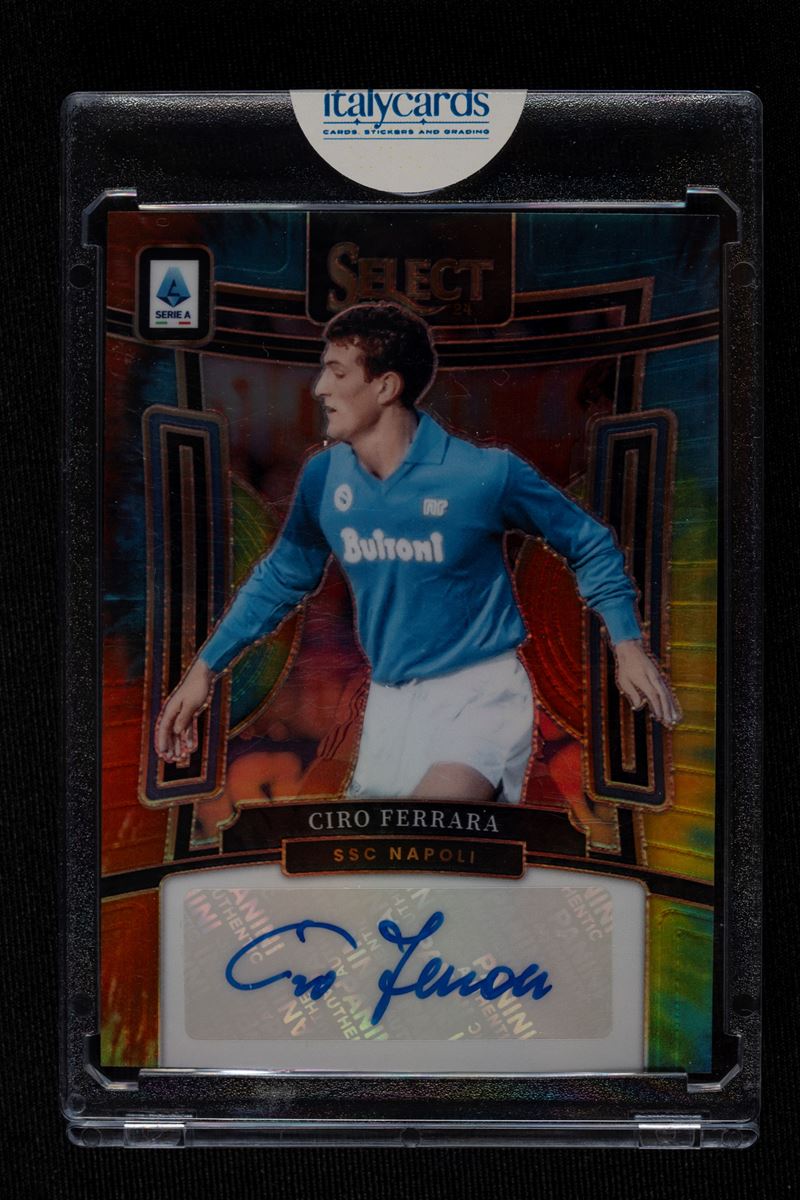 Card autografata - Napoli - Panini Select Serie A 2023/24 - Numerata su 25