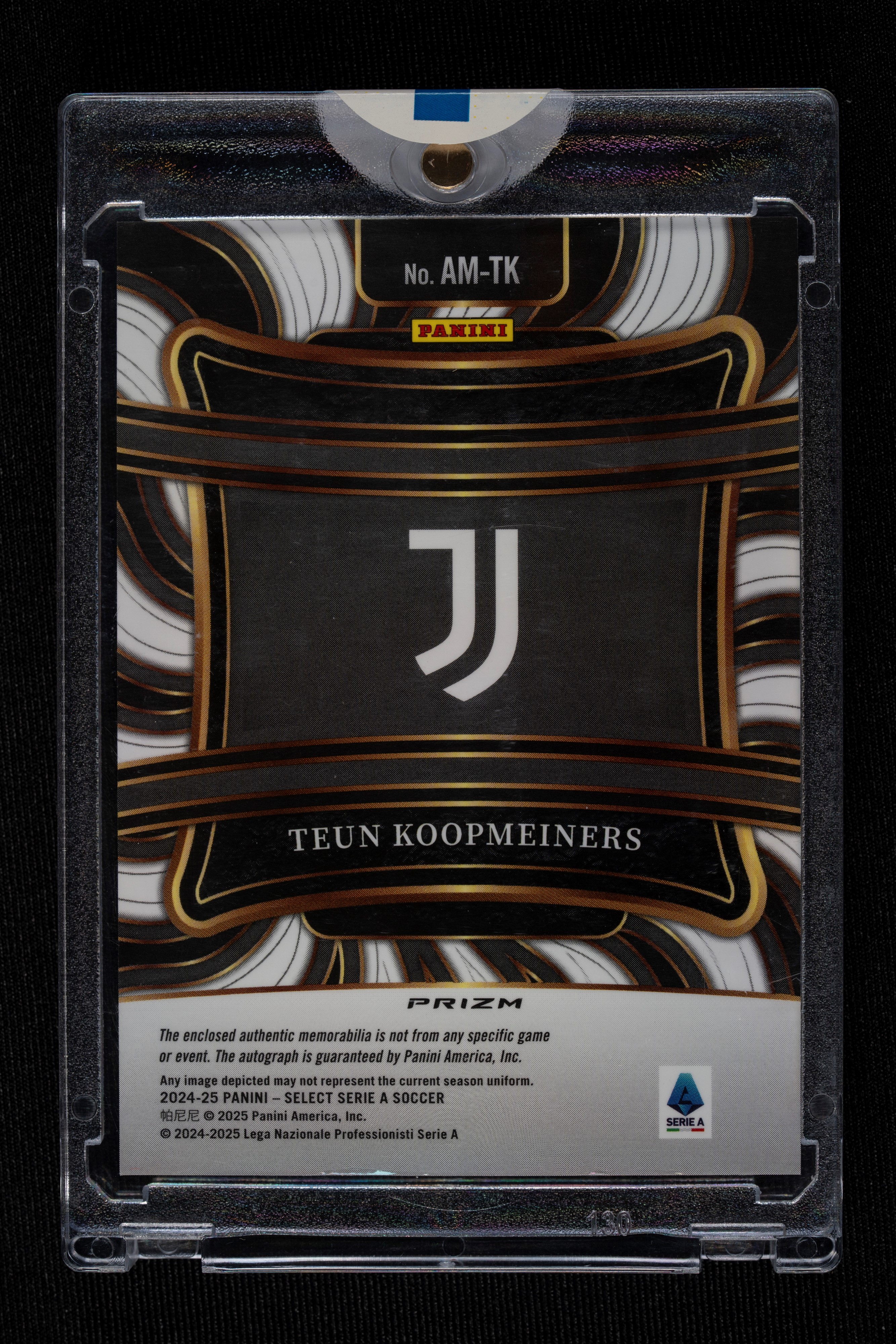 Card autografata - Juventus - Panini Select Serie A 2024/25