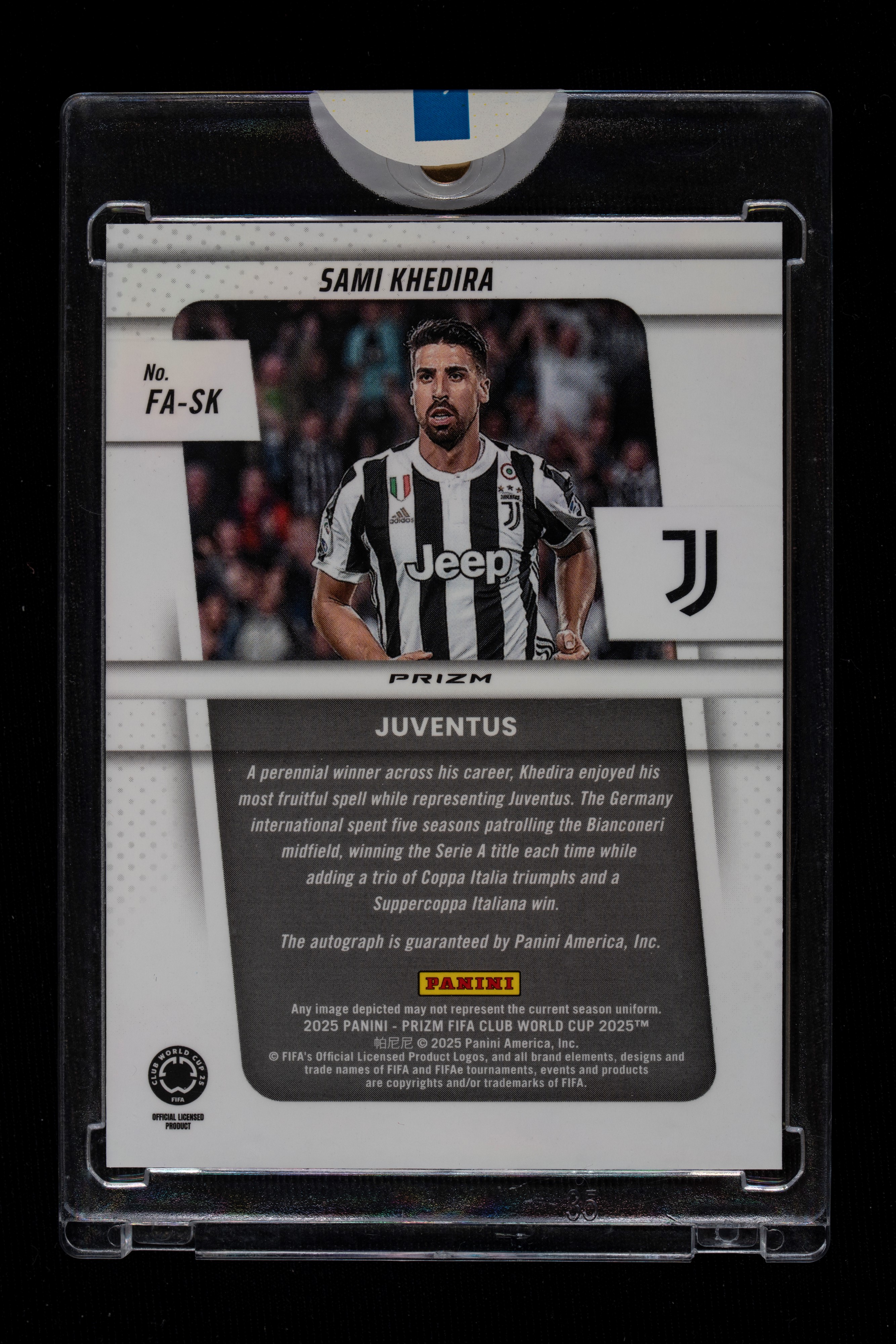 Card autografata - Juventus - Panini Prizm Fifa WC 2024/25