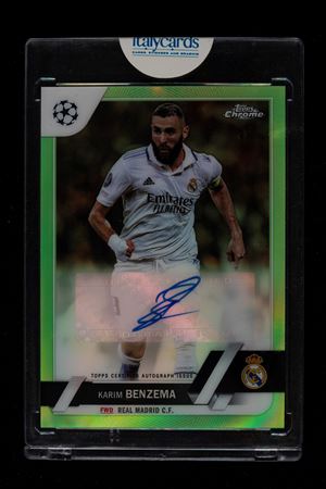 Card autografata - Real Madrid - Topps Chrome Uefa Club Competitions 2022/23 - Numerata su 99