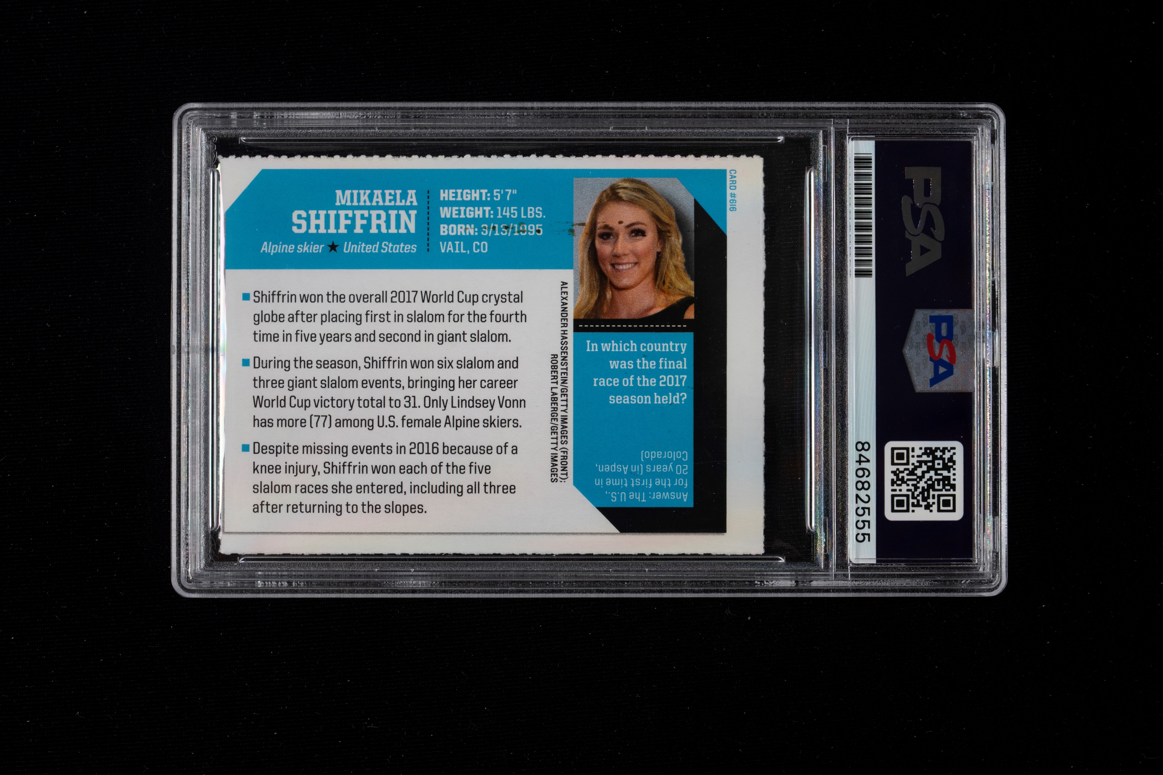 Card Autografata - Sports Illustrated for Kids (SI for Kids) - 2017 - PSA/DNA Authentic Auto