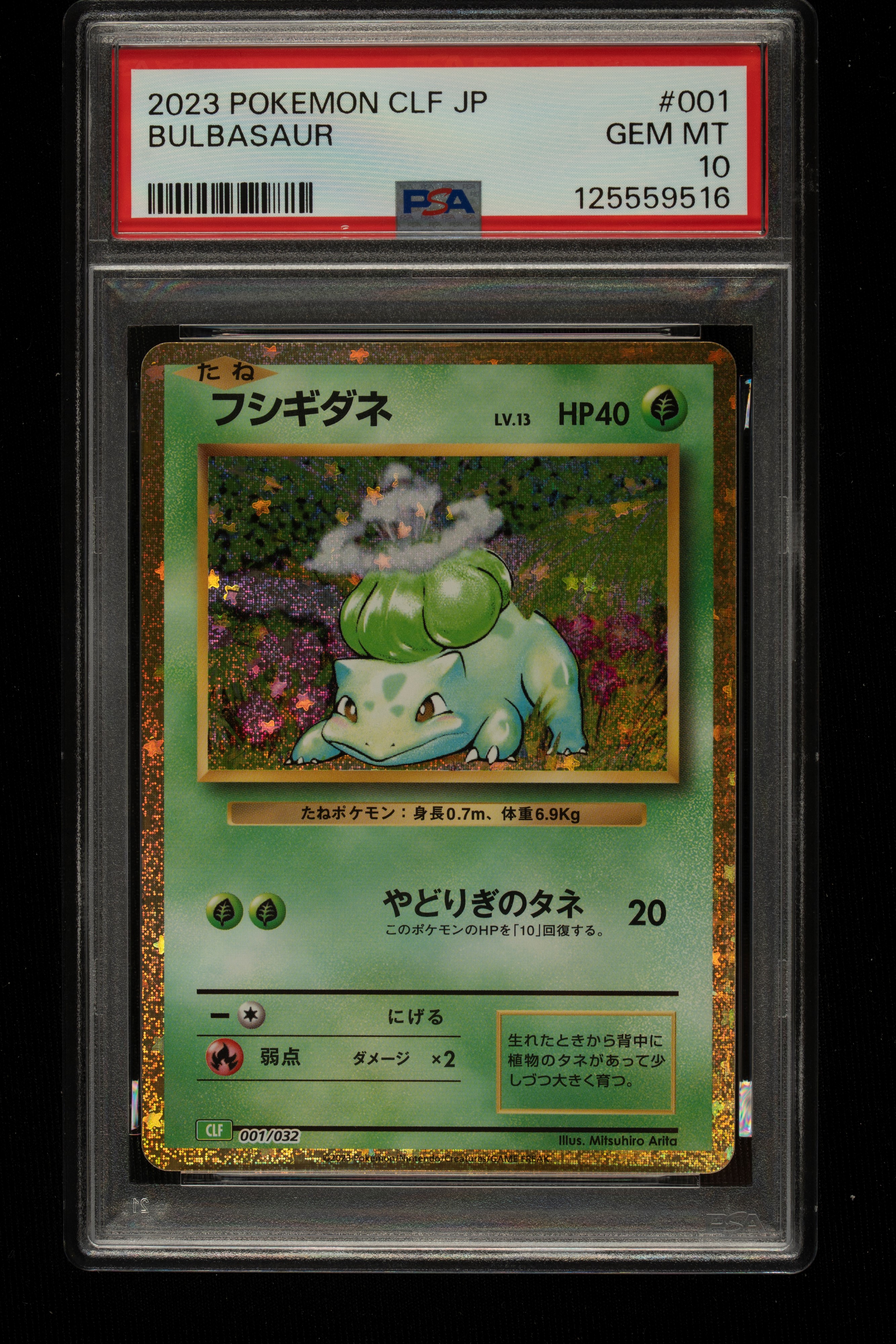 Bulbasaur, Ivysaur e Venosaur - PSA10 - Seriale sequenziale della collezione celebrativa Pokemon ...
