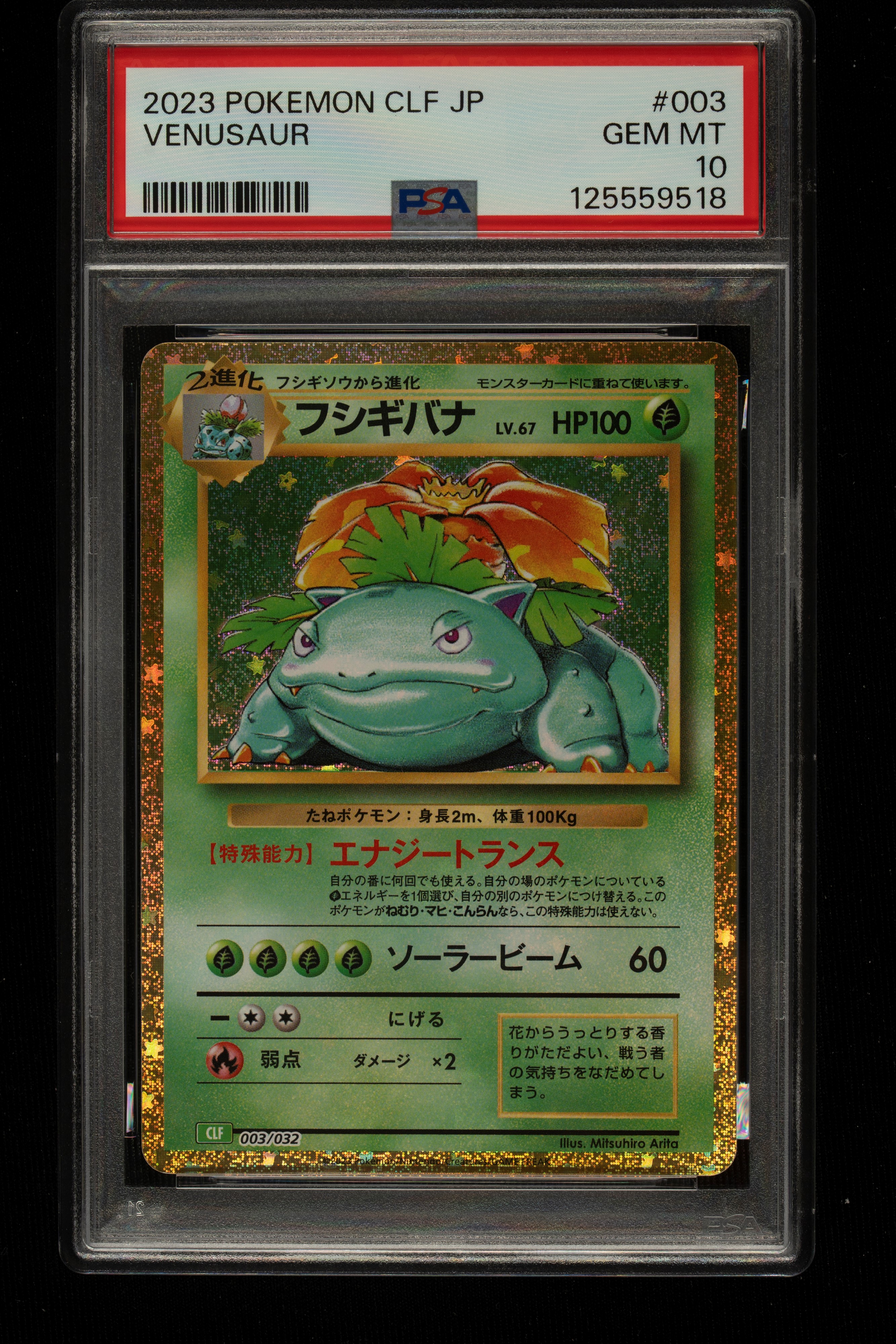 Bulbasaur, Ivysaur e Venosaur - PSA10 - Seriale sequenziale della collezione celebrativa Pokemon ...