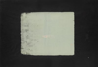 Senza titolo, serigrafia e pittura su carta (1975)