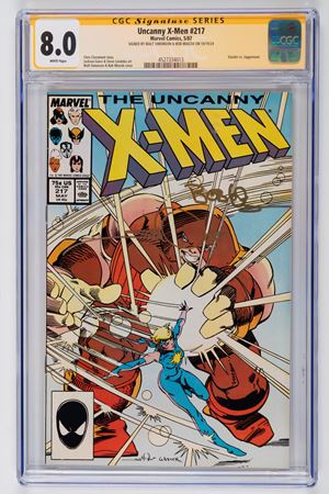 Fumetto gradato - Autografato - The Uncanny X-Men #217 - Marvel - CGC 8.0