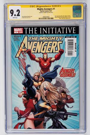 Fumetto gradato - Autografato - The Mighty Avengers # 1 - CGC 9.2