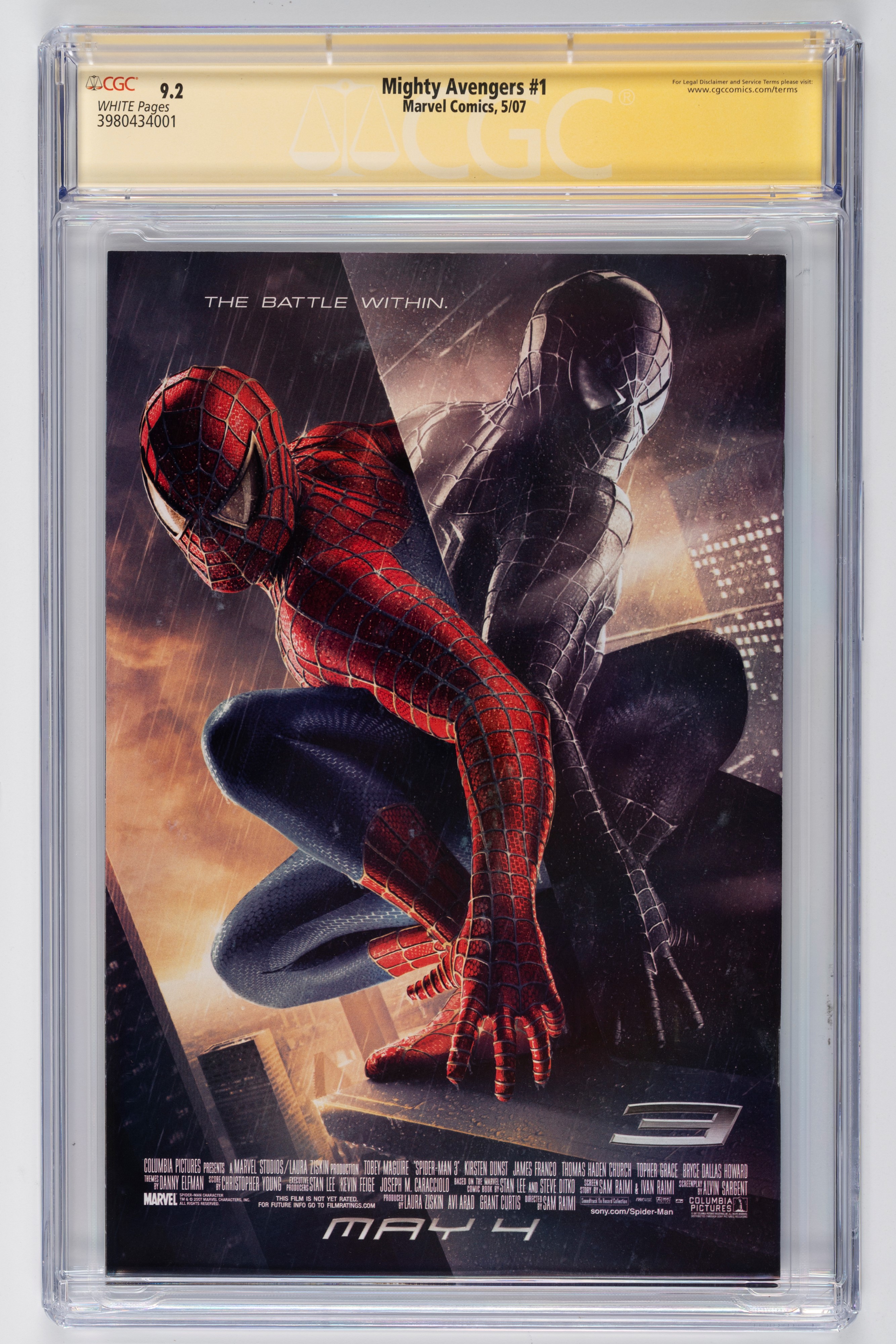 Fumetto gradato - Autografato - The Mighty Avengers # 1 - CGC 9.2