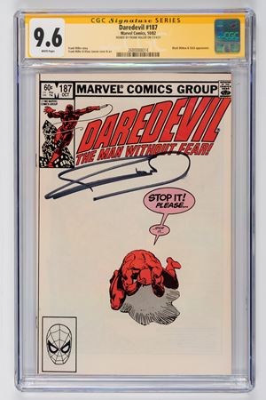 Fumetto gradato - Autografato - Daredevil #187 - CGC 9.6