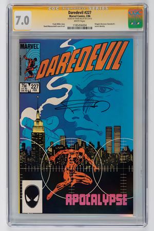 Fumetto gradato - Autografato - Daredevil #227 - CGC 7.0