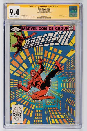 Fumetto gradato - Autografato - Daredevil #186 - CGC 9.4