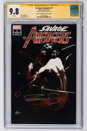 Fumetto gradato - Autografato - Savage Avengers #1 - Marvel - CGC 9.8