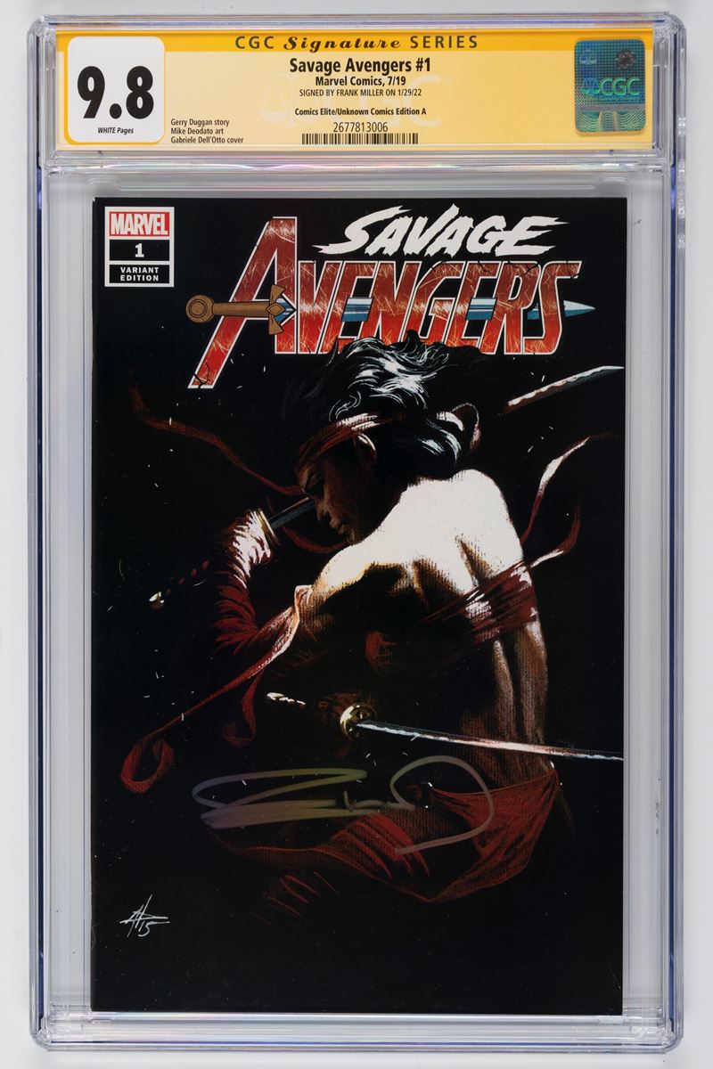 Fumetto gradato - Autografato - Savage Avengers #1 - Marvel - CGC 9.8