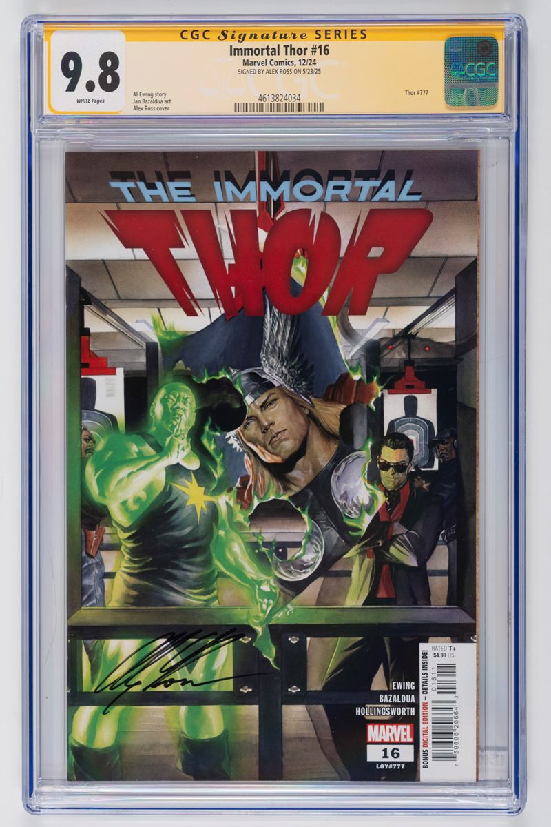 Fumetto gradato - Autografato - Immortal Thor #16 - CGC 9.8