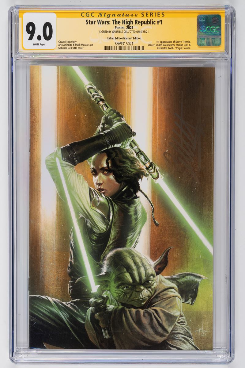Fumetto gradato - Autografato - Star Wars The High Republic #1 – CGC 9.0