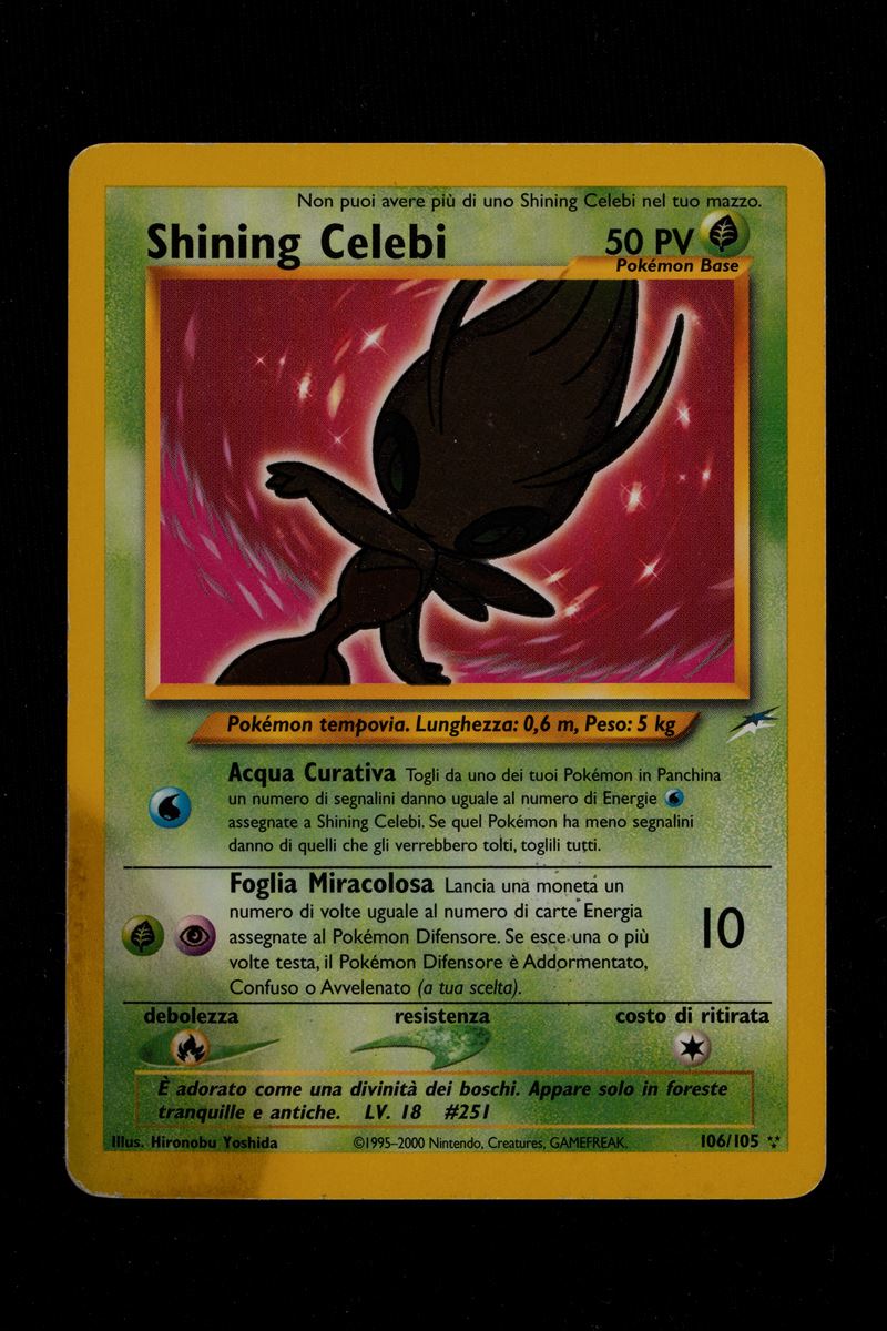 Card - Shining Celebi - Italiano - Neo Destiny