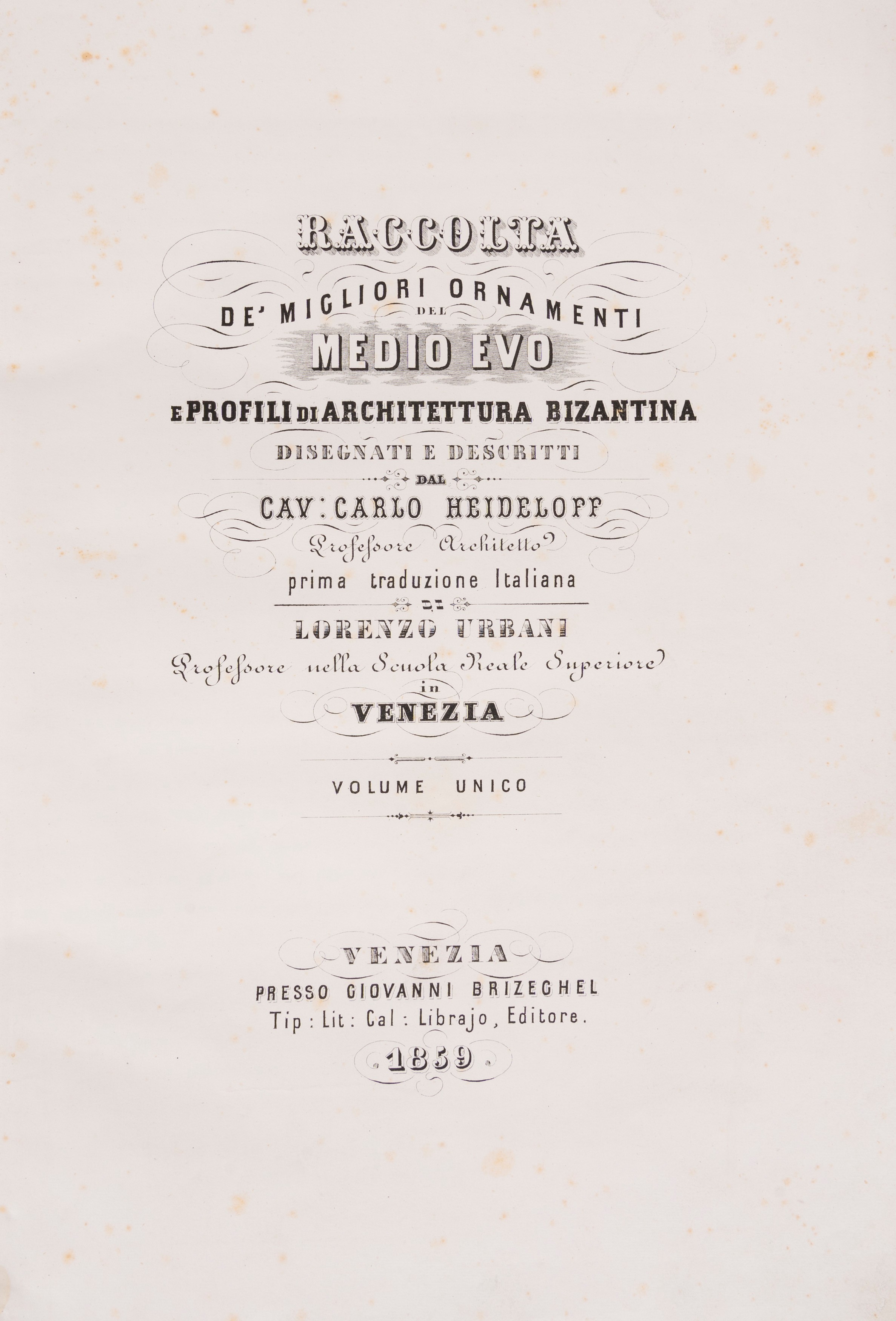 Soffitti e Fregi Moderni. Nuove Composizioni di Artisti Italiani