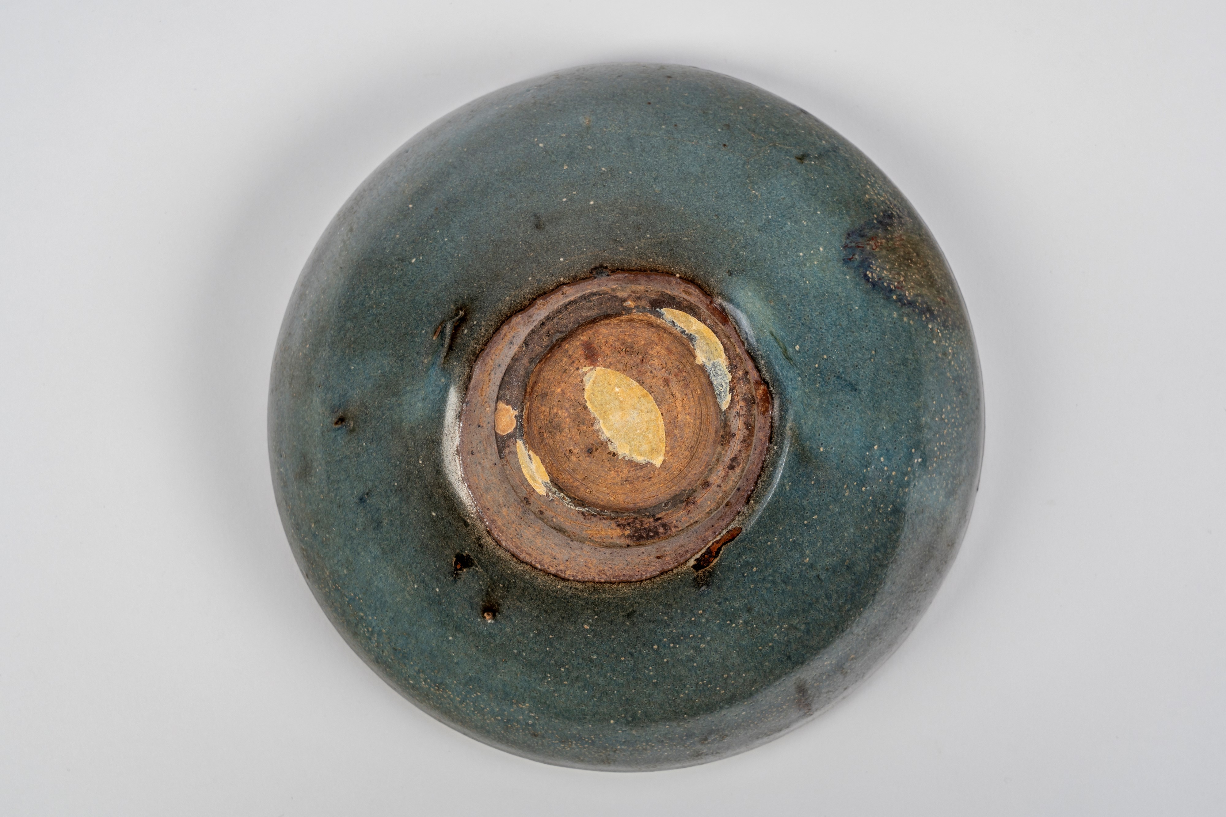 Ciotola Jun smaltata in blu-grigio, Cina, dinastia Jin o Yuan