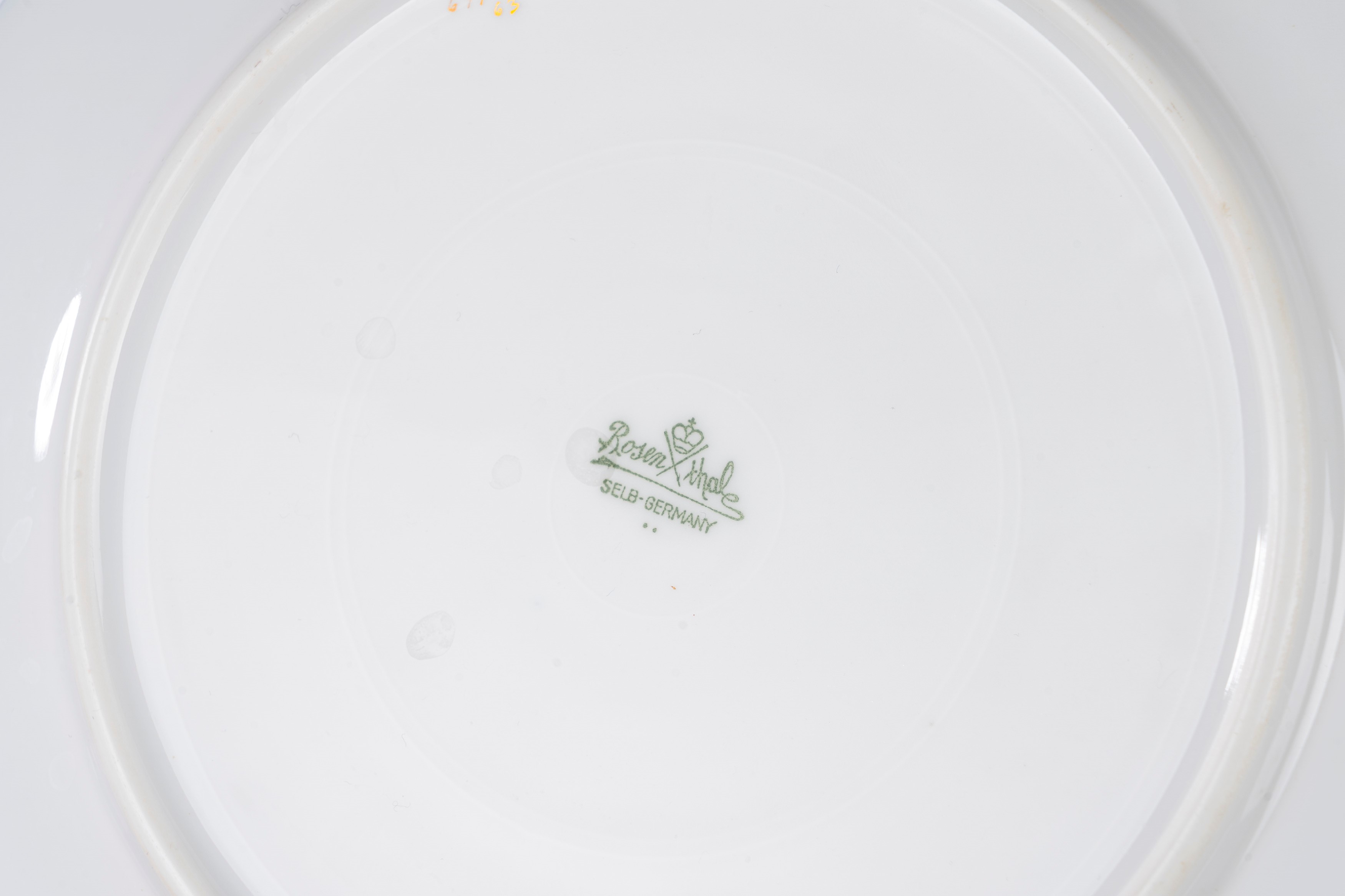 Servizio da tè, sei tazze con piattini e sei piatti da dolce, porcellana Rosenthal