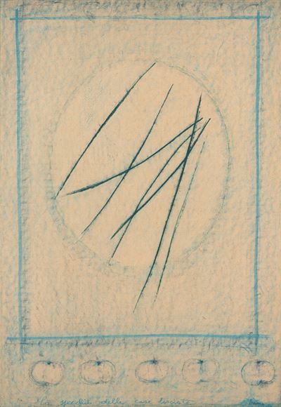 Lo specchio delle cose lasciate (litografia a colori, 1964)
