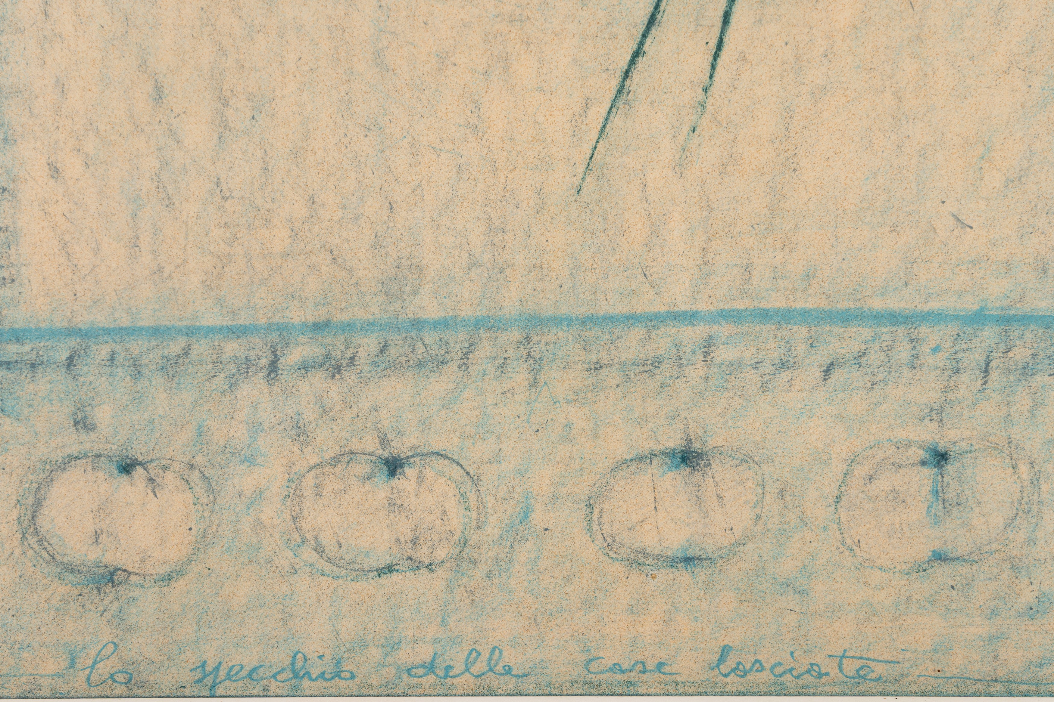 Guido Strazza - Lo specchio delle cose lasciate (litografia a colori, 1964)