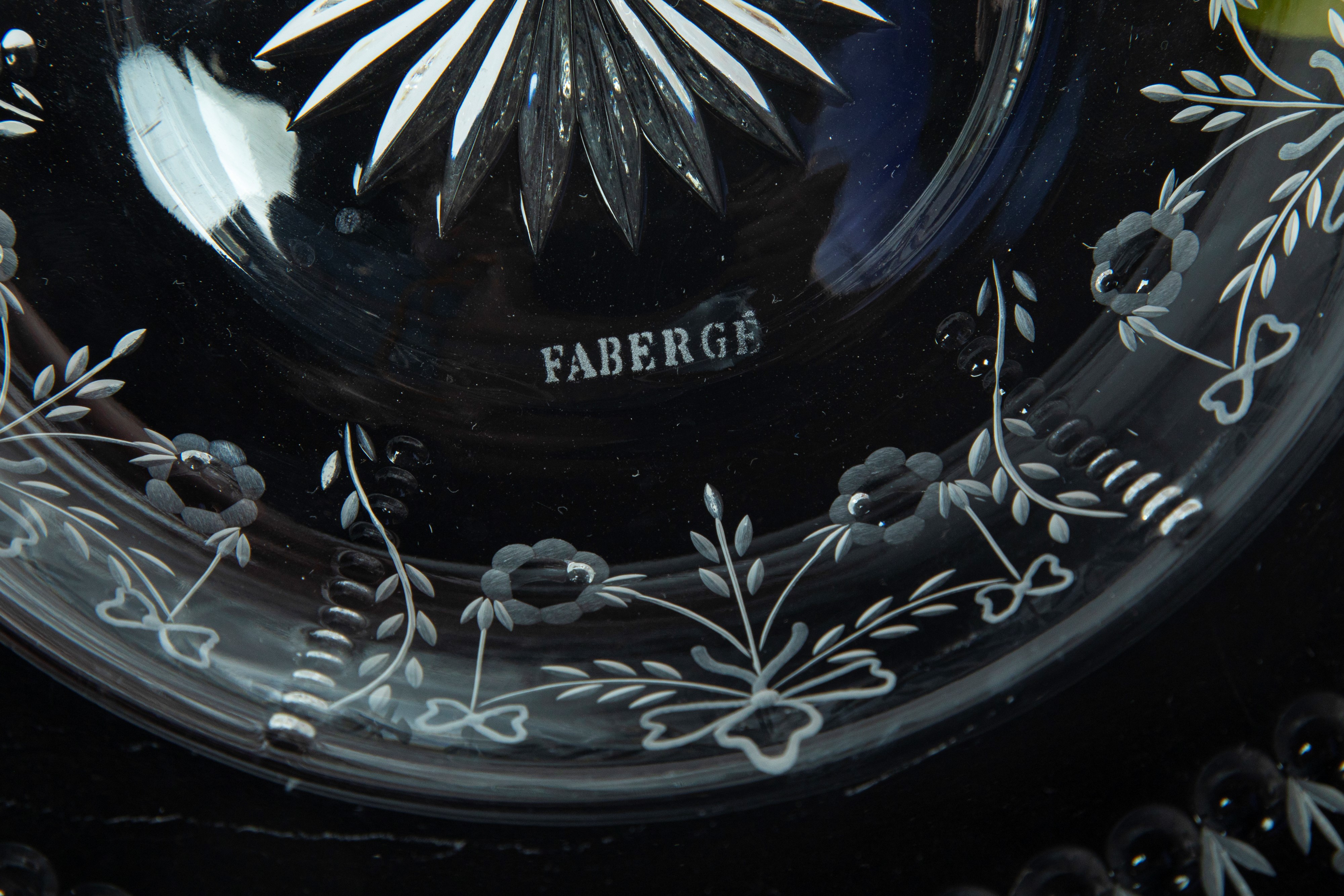 Fabergè. Servizio da Trentaquattro Pezzi in Cristallo