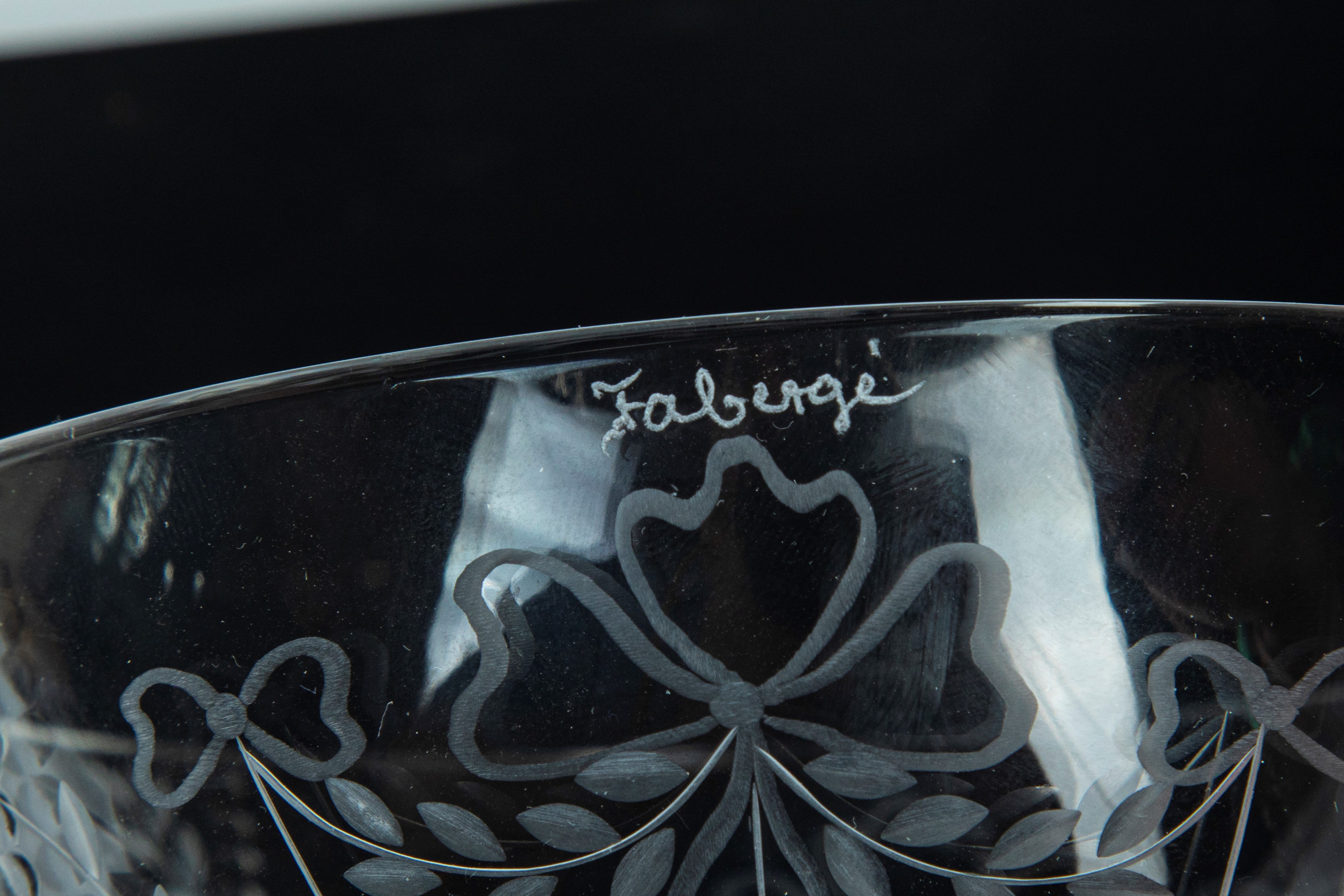 Fabergè. Servizio da Trentaquattro Pezzi in Cristallo