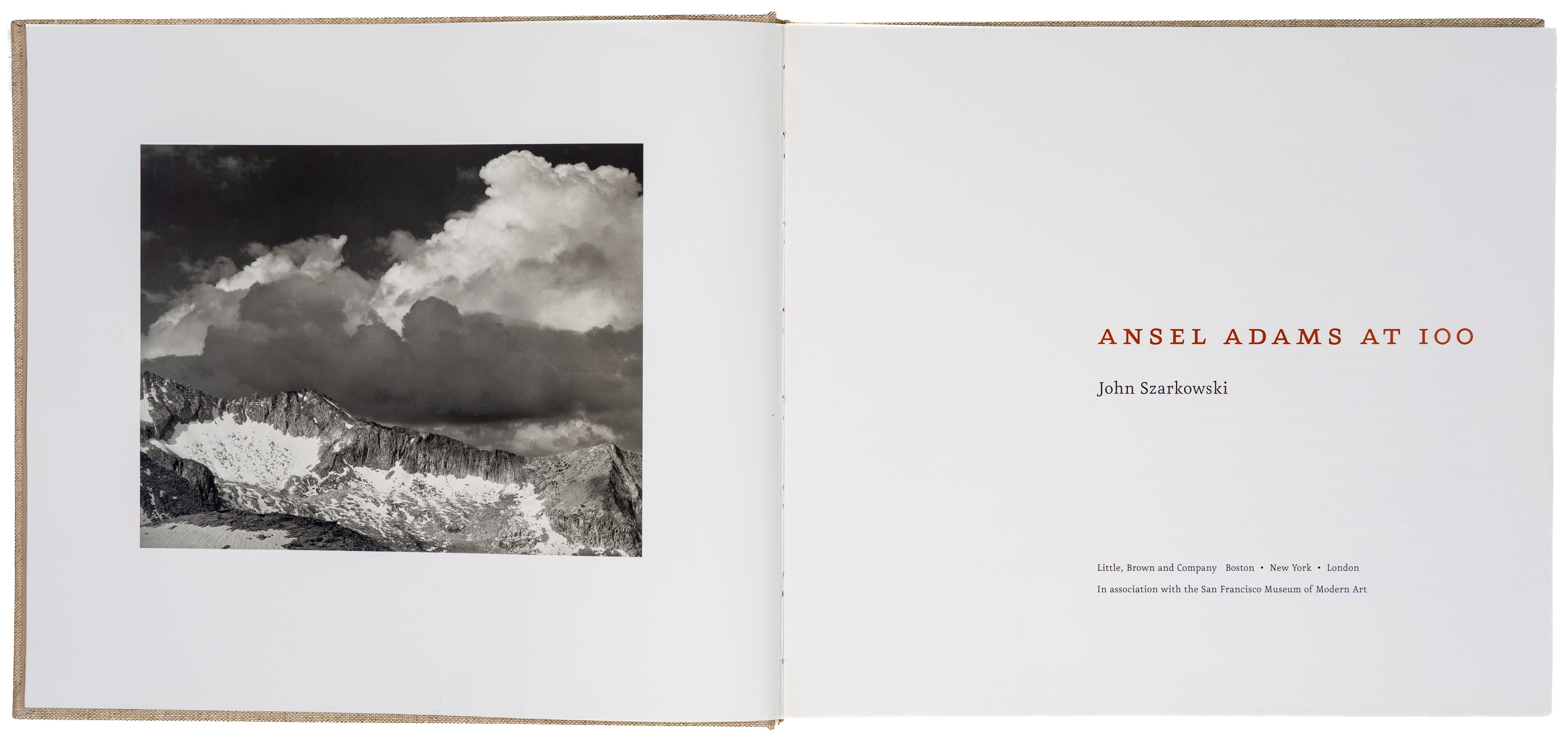 Ansel Adams at 100, fotolibro (2001)