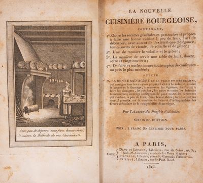 Philippe Locard, La Nouvelle Cusinière Bourgeoise, 1816