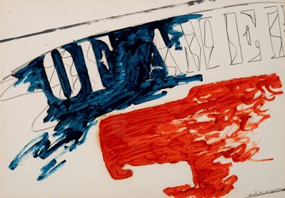 Of America (1966) — tecnica mista su carta