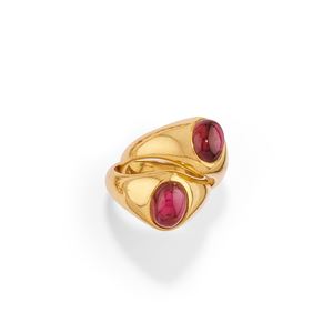 Anello con tormaline