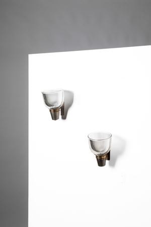 Coppia di lampade da parete modello no. 'Lp5'