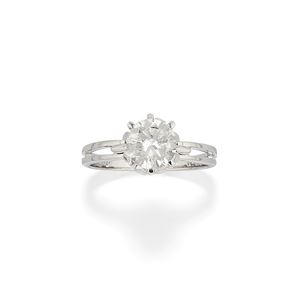 Anello con diamante 