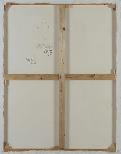 Azota, 2003, acrilico su tela
