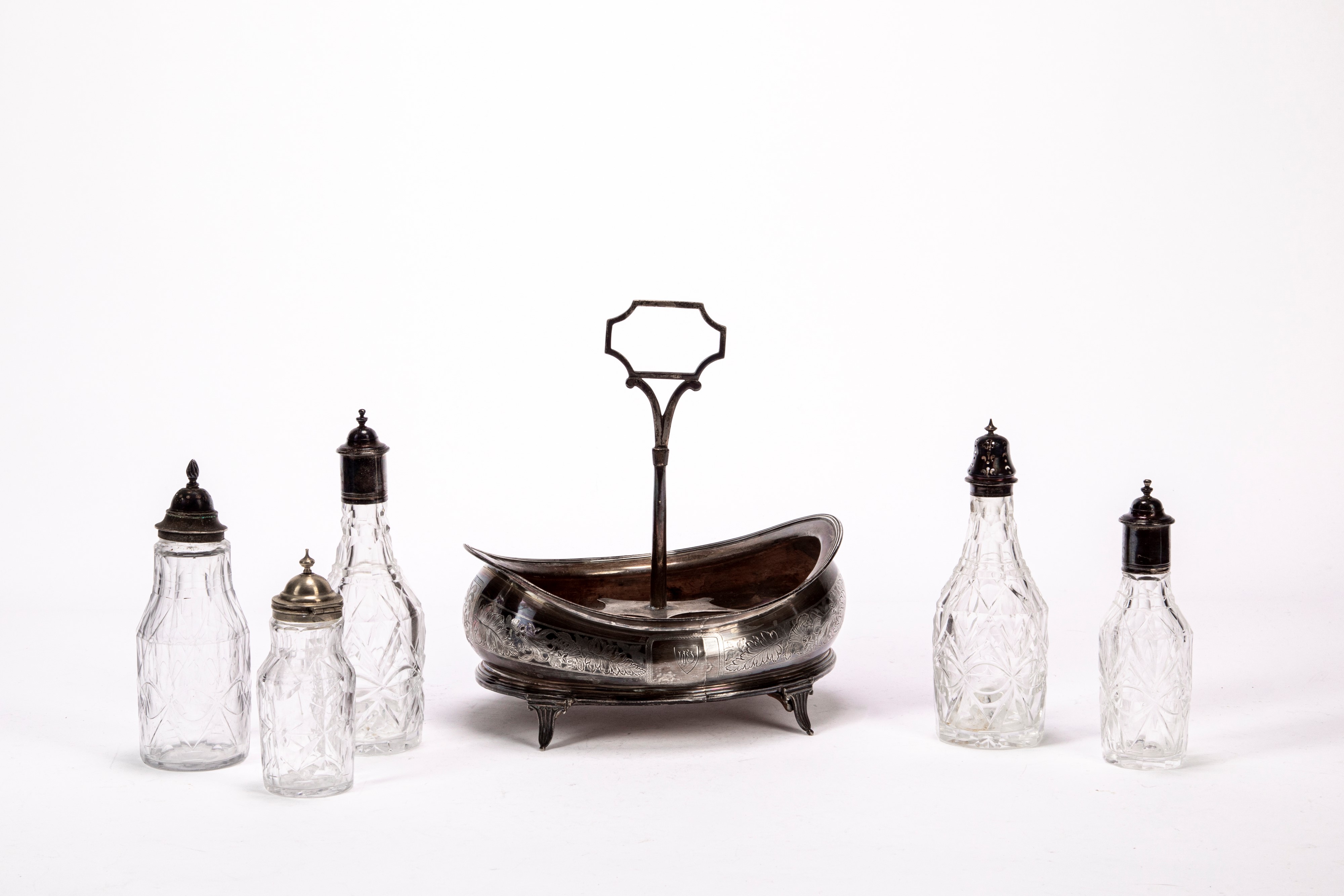 Cruet, in argento, Inghilterra, fine secolo XIX