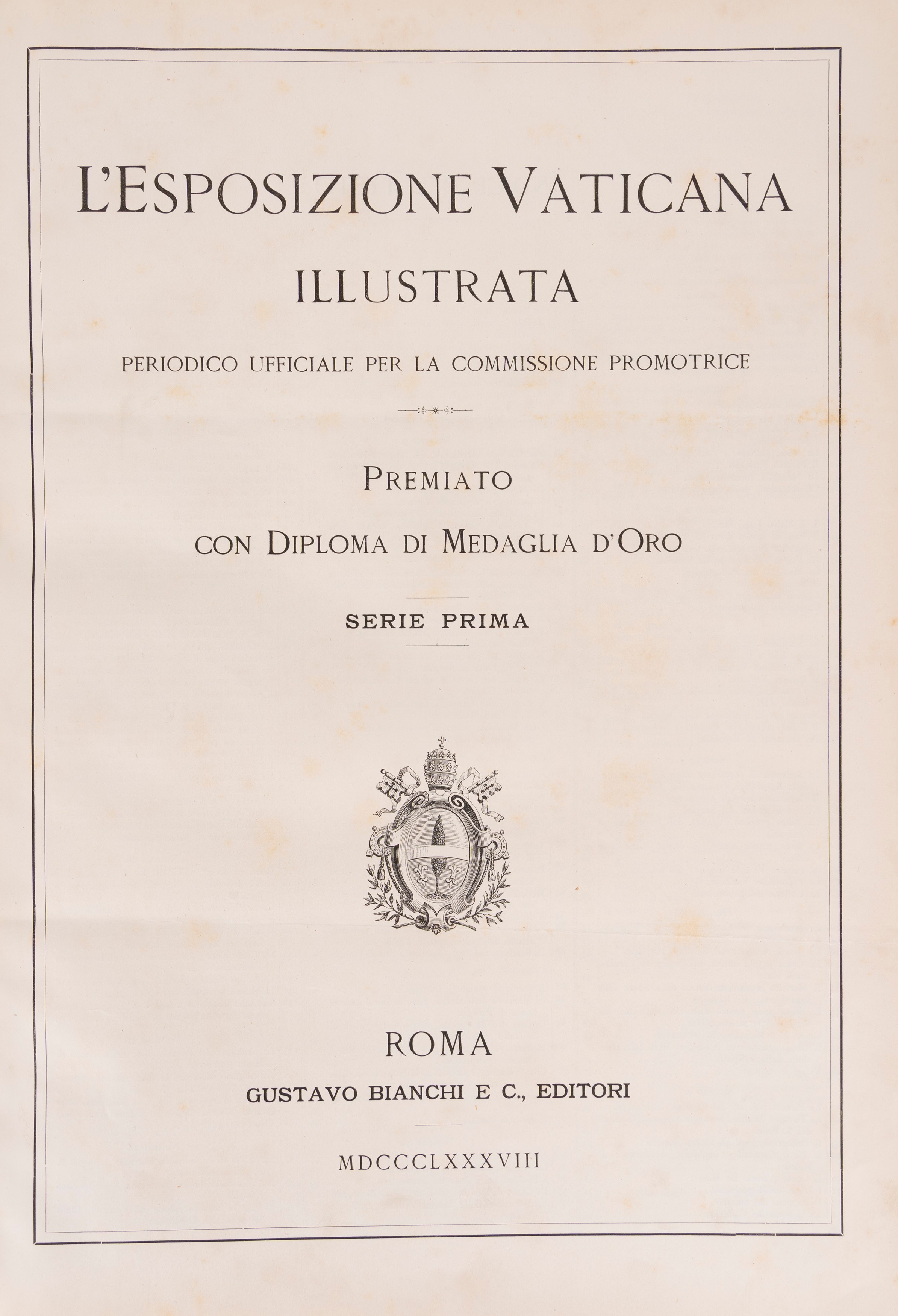 Esposizione vaticana illustrata, illustrazioni e riproduzioni fotografiche in bianco e nero nel t...
