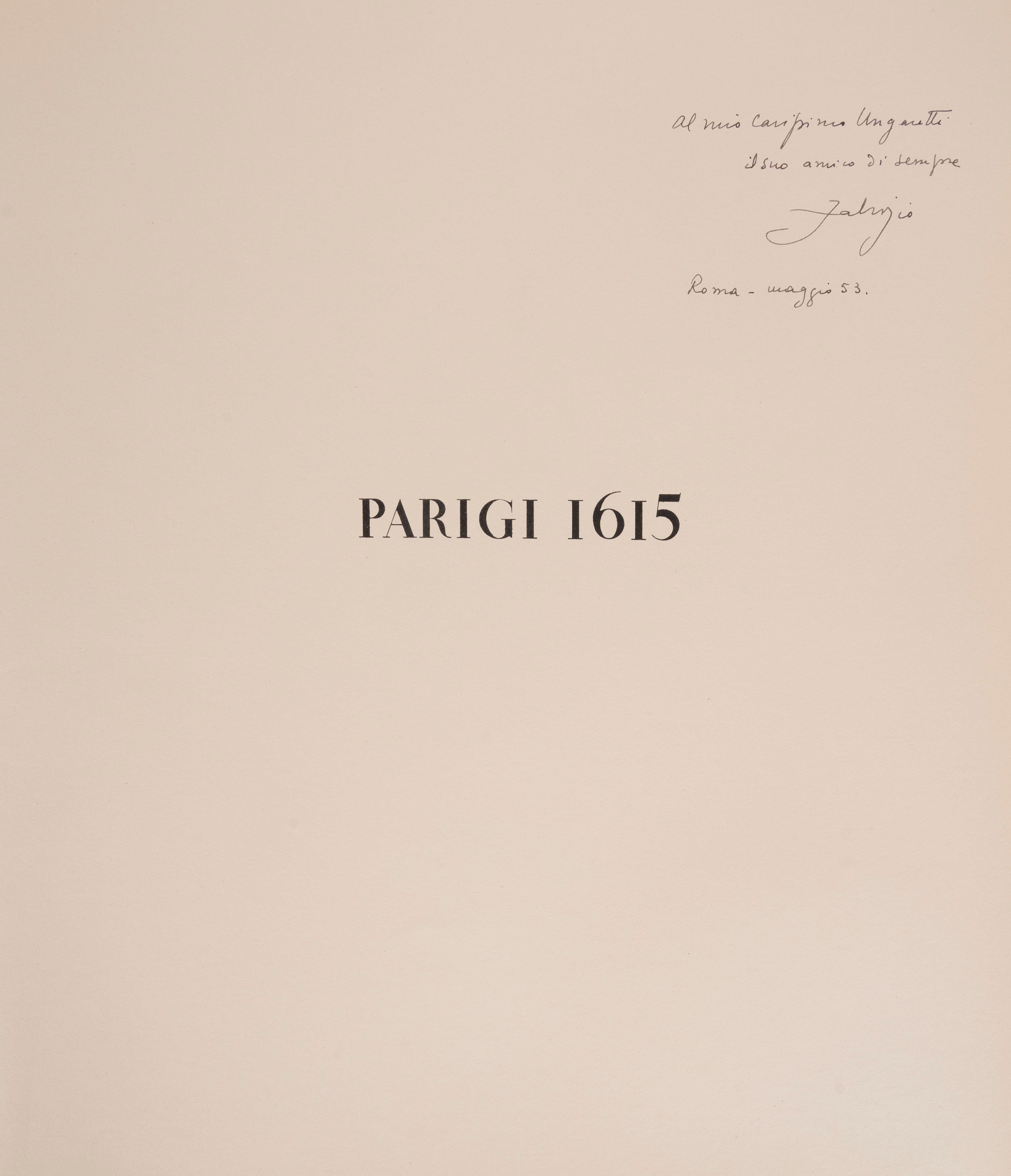 Parigi 1615. Lettera sulla stranezza della moda e dei costumi parigini. Illustrata da litografie ...