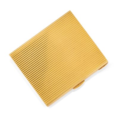 Portacipria in oro giallo 18k, forma rettangolare