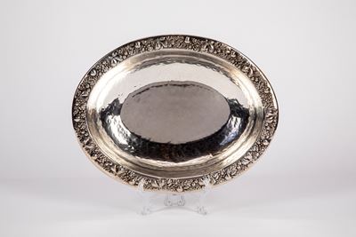 Centrotavola in argento 925, Firenze, seconda metà secolo XX
