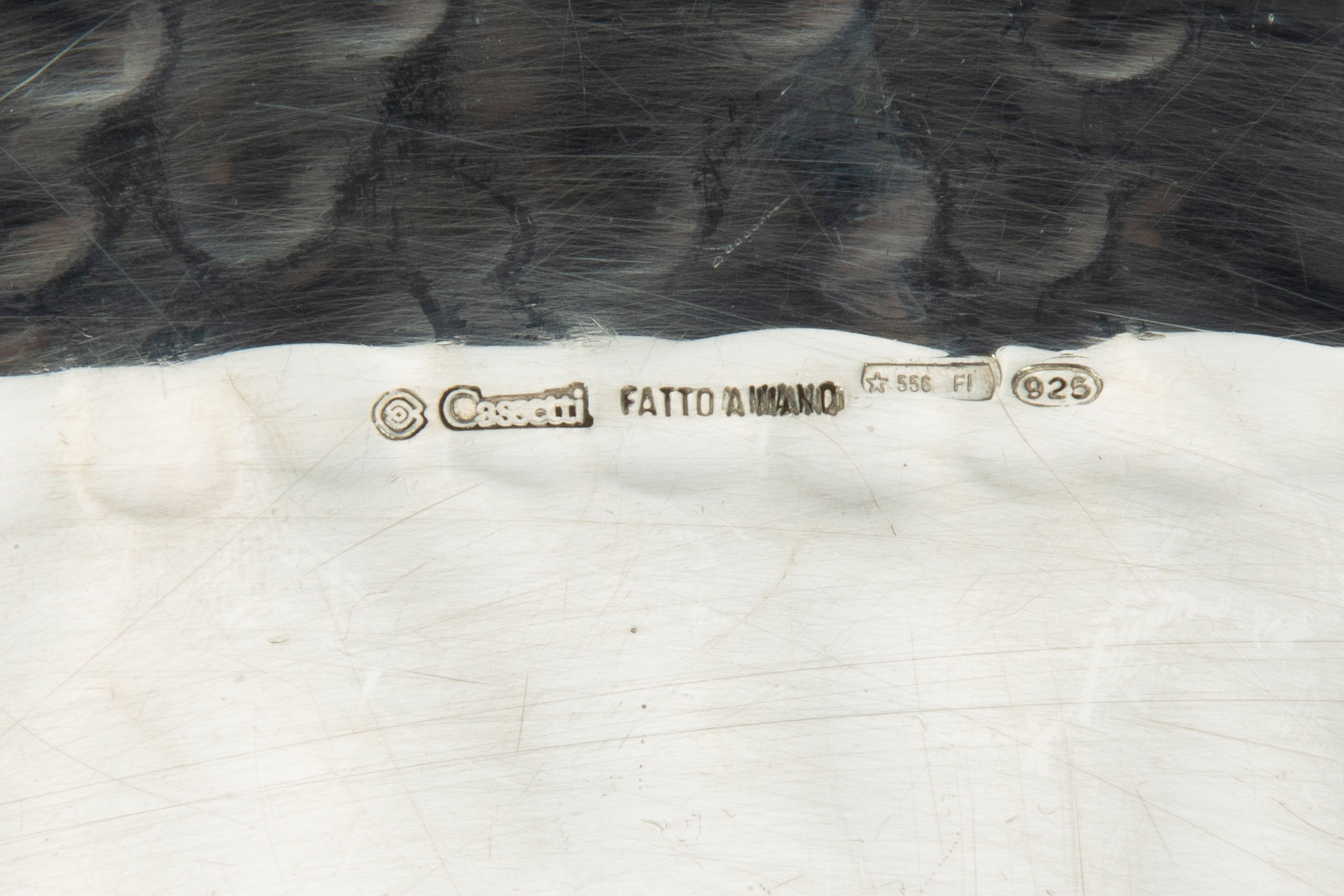 Centrotavola in argento 925, Firenze, seconda metà secolo XX