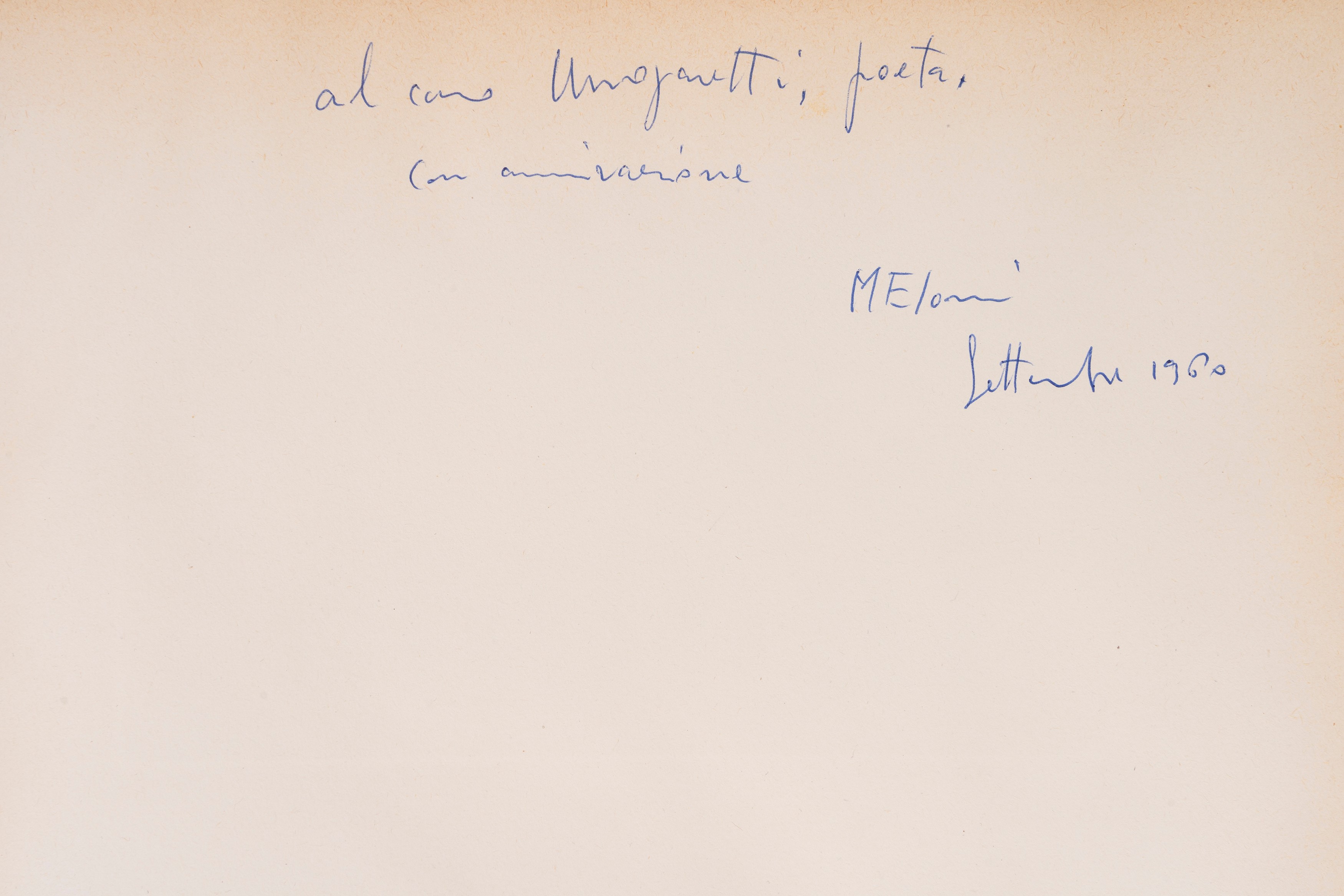 Giuseppe Ungaretti - Elegia in morte di Ines Fila