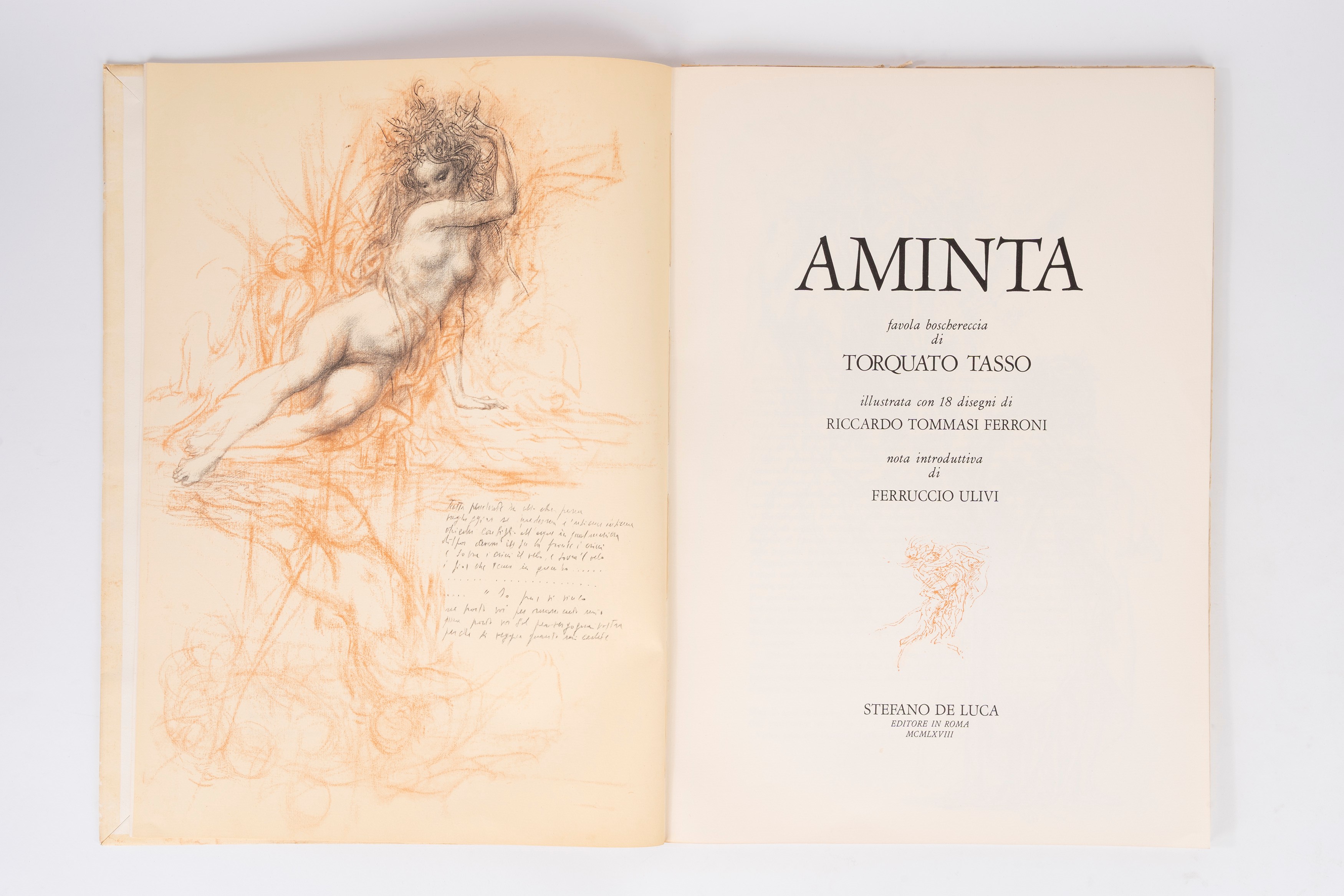Torquato Tasso - Aminta. Favola boschereccia illustrata con 18 disegni