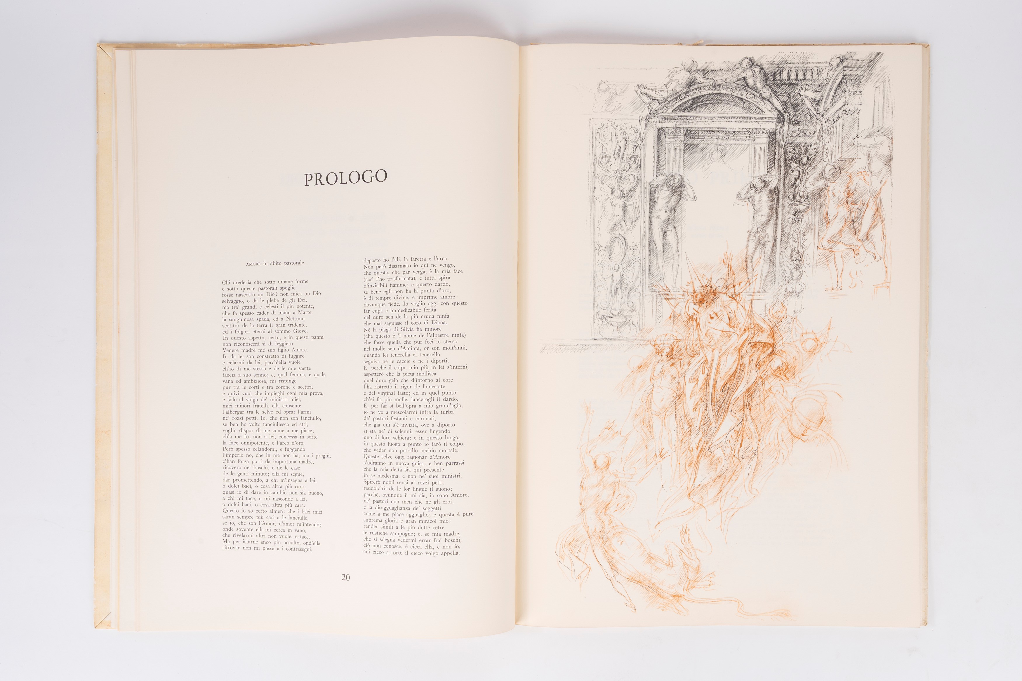 Torquato Tasso - Aminta. Favola boschereccia illustrata con 18 disegni