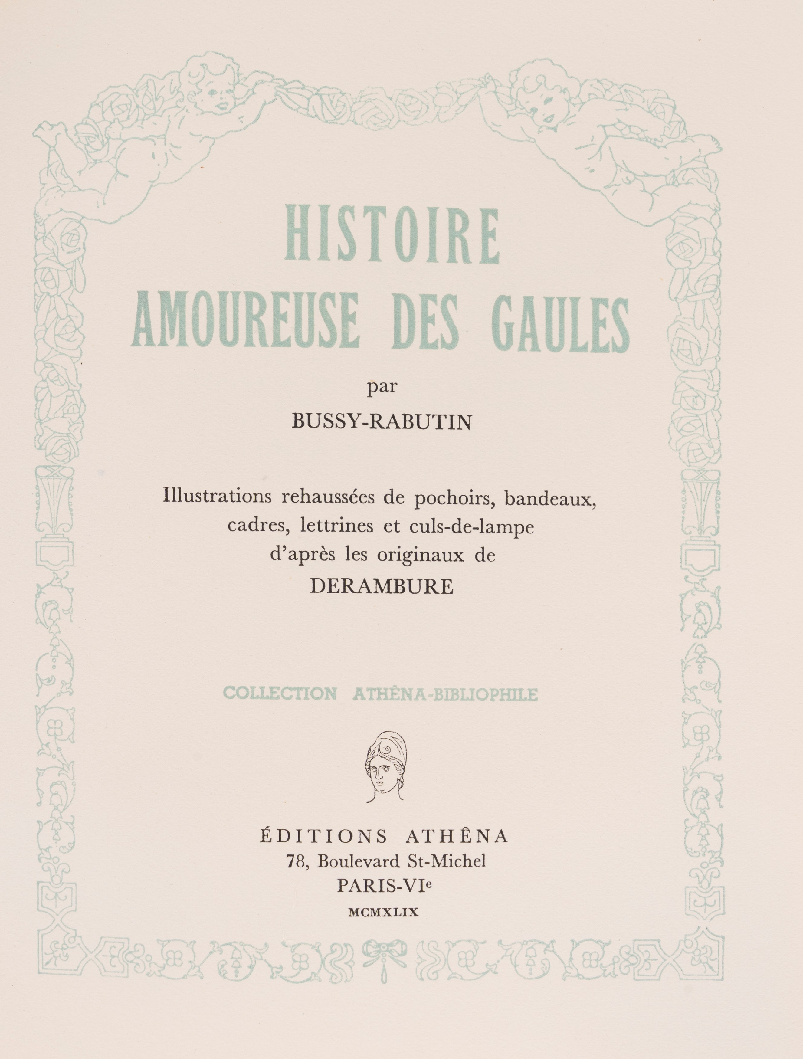 L'Amour au dix-huitième siecle