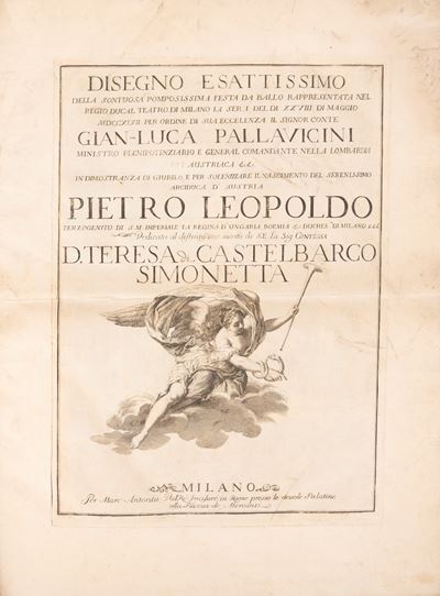 Disegno esattissimo della festa da ballo nel Regio Ducale Teatro di Milano (1747)
