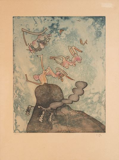 Così fan tutte (acquaforte acquatinta a colori, 1970)