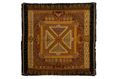 Coperta, cachemire e seta a colori vari (130 x 130 cm)